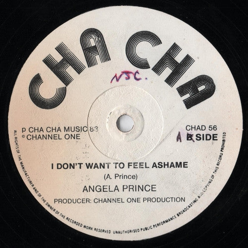 Freddie McGregor / Angela Prince : Mashing Up Her Brain / I Don't Want To Feel Ashame (12")