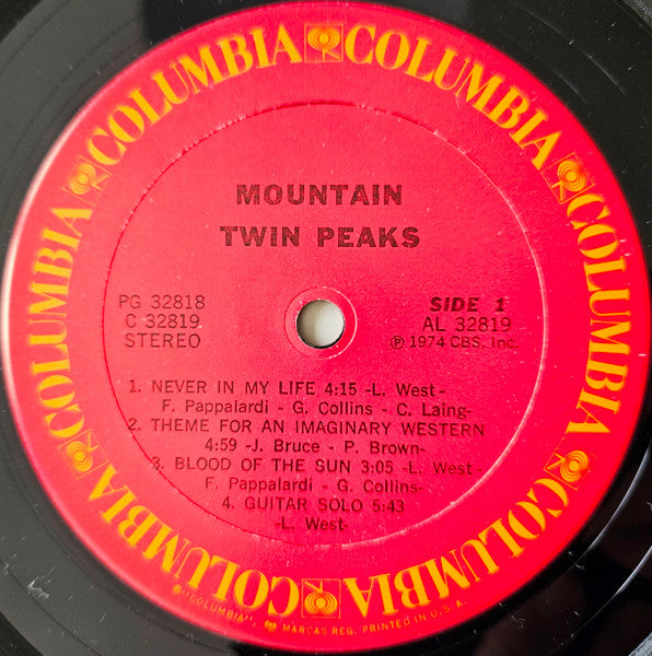 Mountain : Twin Peaks (2xLP, Album, Gat)