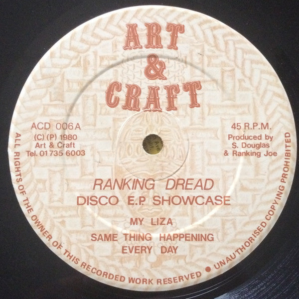 Ranking Dread : Disco E.P. Showcase (12", EP)