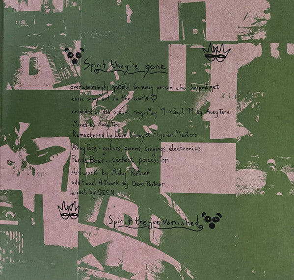 Animal Collective : Spirit They're Gone Spirit They've Vanished (2xLP, Album, Ltd, RE, RM, Gre)
