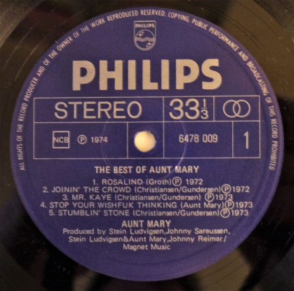 Aunt Mary  ~ The Best Of Aunt Mary (Vinyl) - Djungel & Jazz