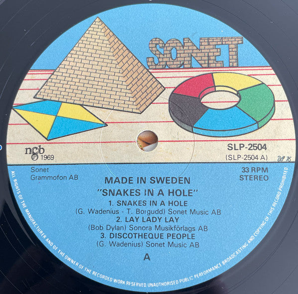 Made In Sweden : Snakes In A Hole (LP, RE)