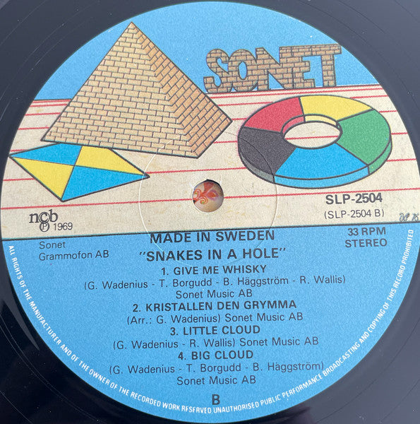 Made In Sweden : Snakes In A Hole (LP, RE)