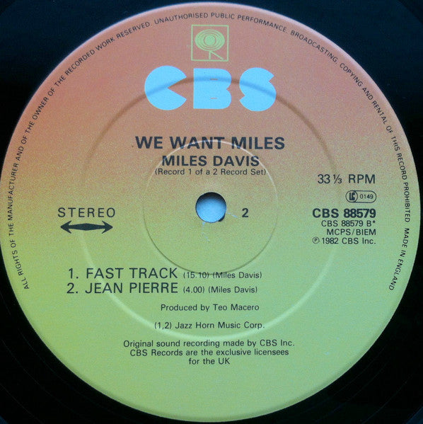 Miles Davis ~ We Want Miles (Vinyl) - Djungel & Jazz