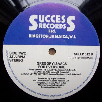 Gregory Isaacs : For Everyone (LP, Comp)