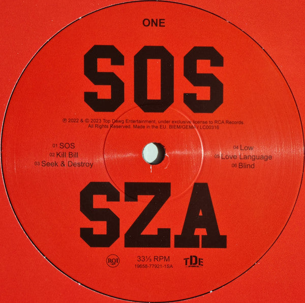 SZA ~ SOS (Vinyl) - Djungel & Jazz