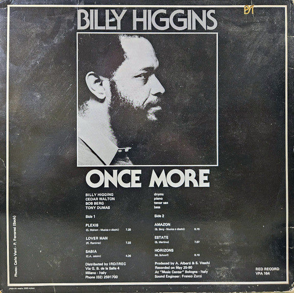 Billy Higgins ~ Once More (Vinyl) - Djungel & Jazz