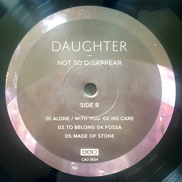 Daughter (2) : Not To Disappear (LP, Album, RP)