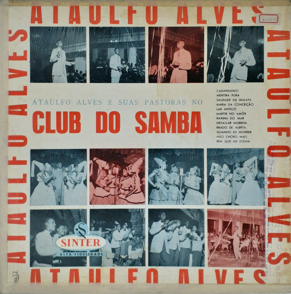 Ataulfo Alves E Suas Pastoras : No Club Do Samba (LP, Album)
