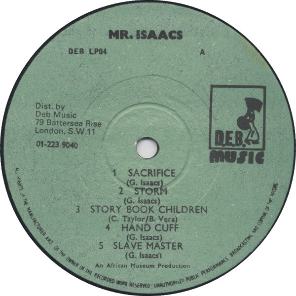 Gregory Isaacs : Mr. Isaacs (LP, Album)