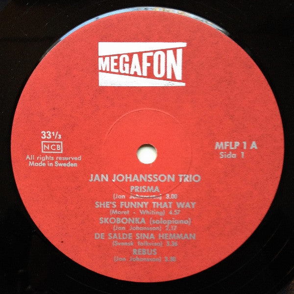 Jan Johansson ~ 8 Bitar (Vinyl) - Djungel & Jazz