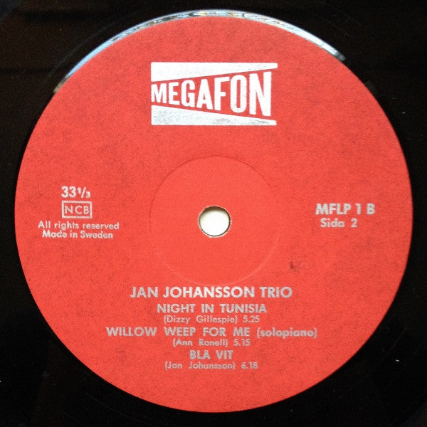 Jan Johansson ~ 8 Bitar (Vinyl) - Djungel & Jazz