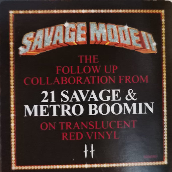 21 Savage & Metro Boomin ~ Savage Mode II (Vinyl) - Djungel & Jazz