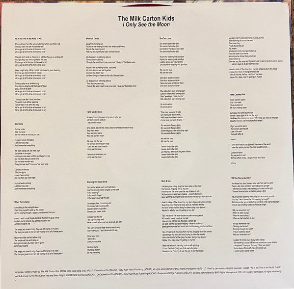 The Milk Carton Kids ~ I Only See The Moon (Vinyl) - Djungel & Jazz