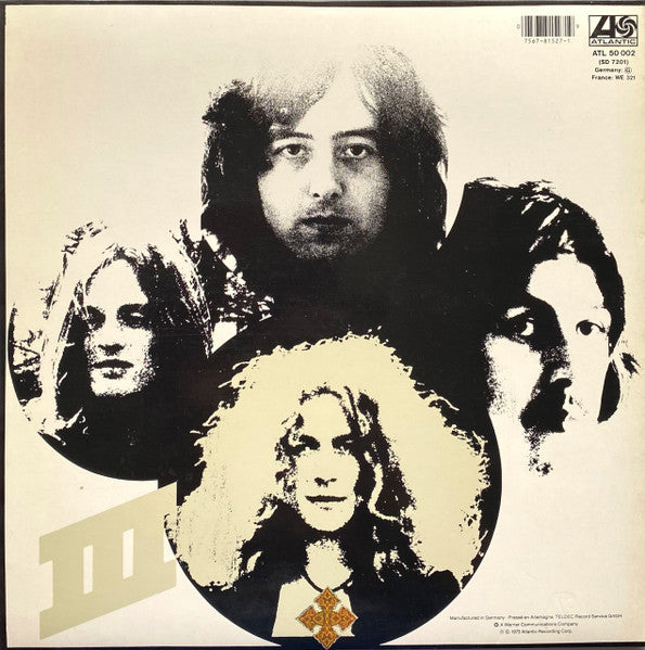 Led Zeppelin : Led Zeppelin III (LP, Album, RE, RP, Gat)