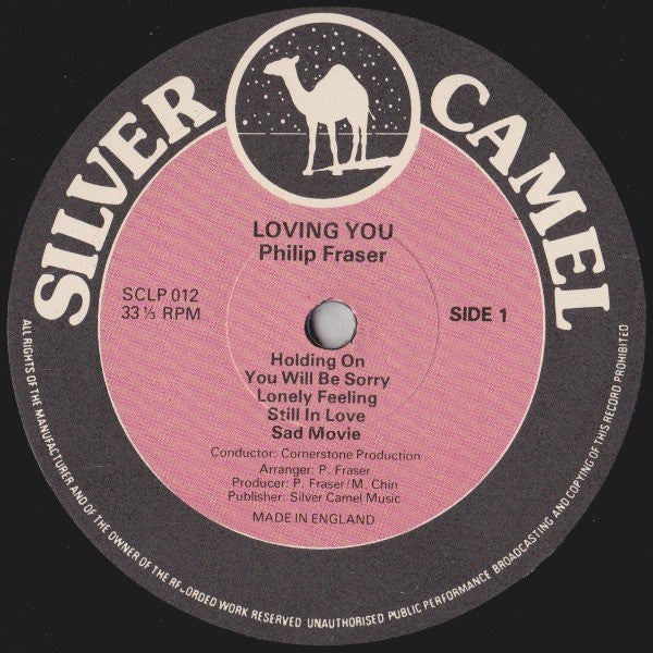 Phillip Fraser : Loving You (LP, Album)
