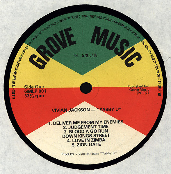 Yabby You : Deliver Me From My Enemies (LP, Album)