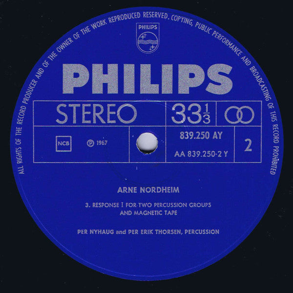 Arne Nordheim ~ Contemporary Music From Norway (Vinyl) - Djungel & Jazz