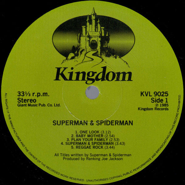 Superman and Spiderman* : Superman and Spiderman (LP, Album)