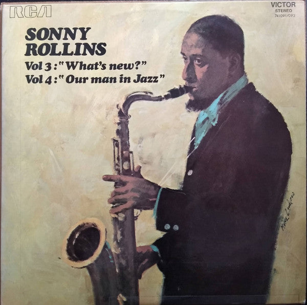 Sonny Rollins ~ Vol 3: "What's New?" / Vol 4: "Our Man In Jazz" (Vinyl) - Djungel & Jazz