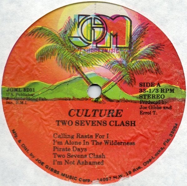 Culture ~ Two Sevens Clash (Vinyl) - Djungel & Jazz