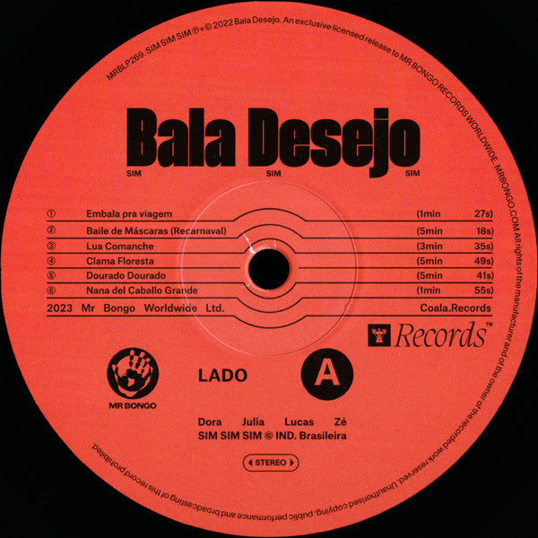 Bala Desejo ~ Sim Sim Sim (Vinyl) - Djungel & Jazz