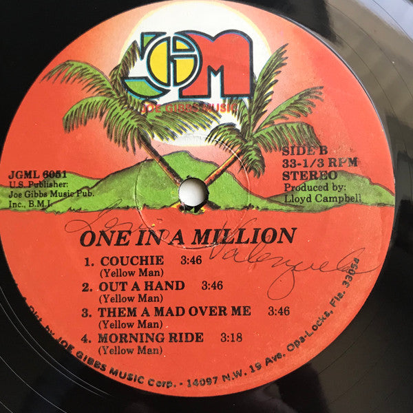 Yellowman : One In A Million (LP)