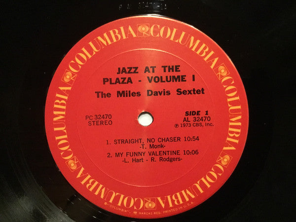 The Miles Davis Sextet ~ Jazz At The Plaza Vol. 1 (Vinyl) - Djungel & Jazz