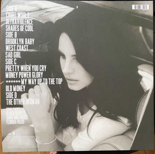 Lana Del Rey : Ultraviolence (2xLP, Album, RE, 180)