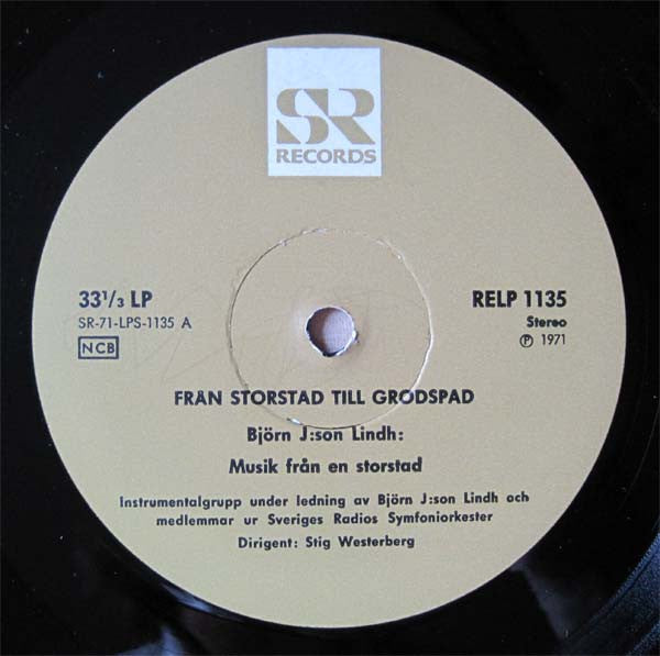 Björn J:Son Lindh ~ Från Storstad Till Grodspad (Vinyl) - Djungel & Jazz
