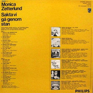 Monica Zetterlund : Sakta Vi Gå Genom Stan (LP, Album, RE)