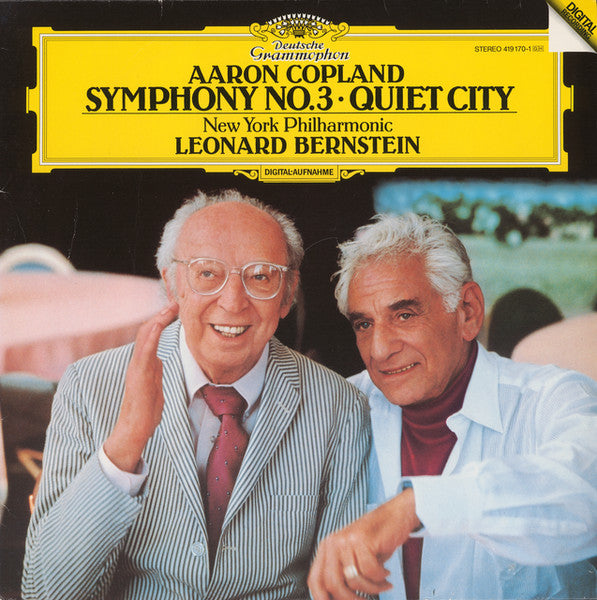 Aaron Copland – New York Philharmonic, Leonard Bernstein : Symphony No. 3 / Quiet City (LP, Album)