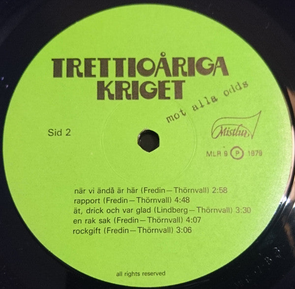 Trettioåriga Kriget ~ Mot Alla Odds (Vinyl) - Djungel & Jazz