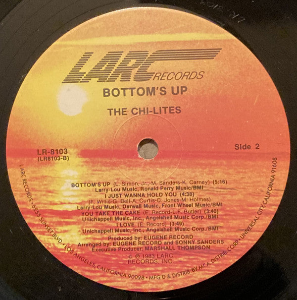 The Chi-Lites : Bottom's Up (LP, Album, Pin)