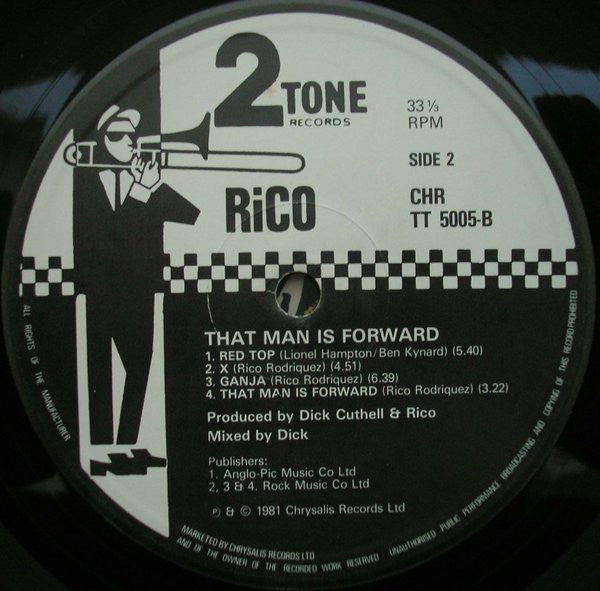 Rico Rodriguez : That Man Is Forward (LP, Album)