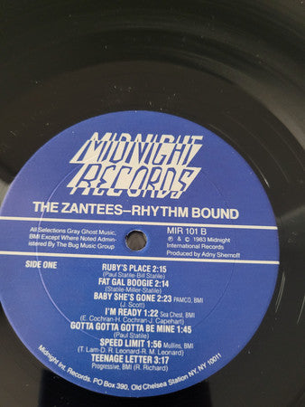 The Zantees : Rhythm Bound (LP)