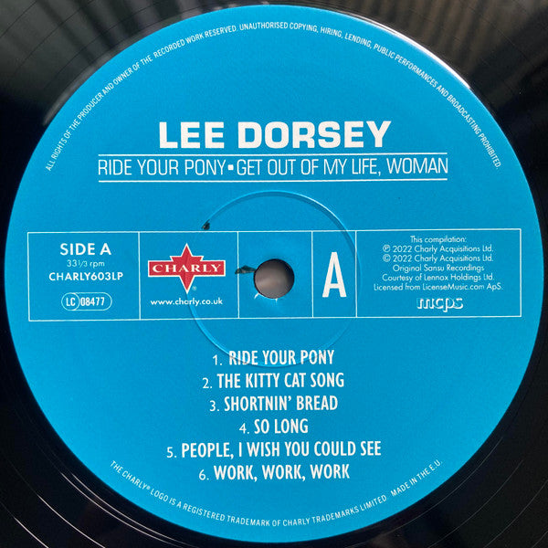 Lee Dorsey ~ Ride Your Pony - Get Out Of My Life, Woman (Vinyl) - Djungel & Jazz
