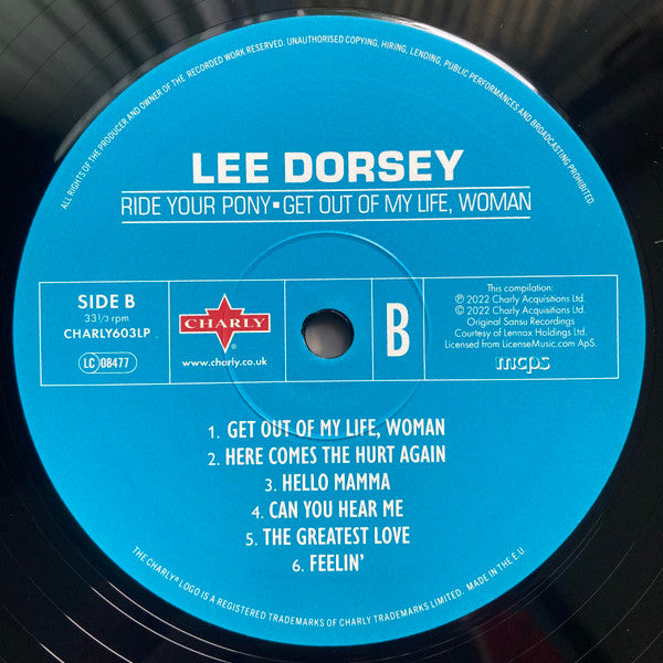 Lee Dorsey ~ Ride Your Pony - Get Out Of My Life, Woman (Vinyl) - Djungel & Jazz