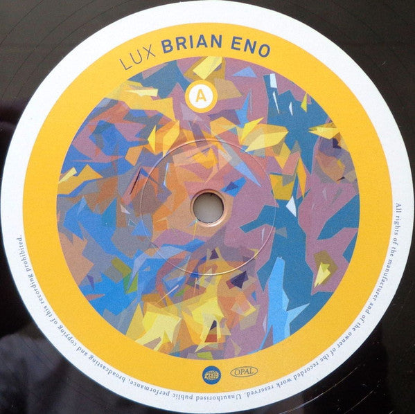 Brian Eno ~ Lux (Vinyl) - Djungel & Jazz