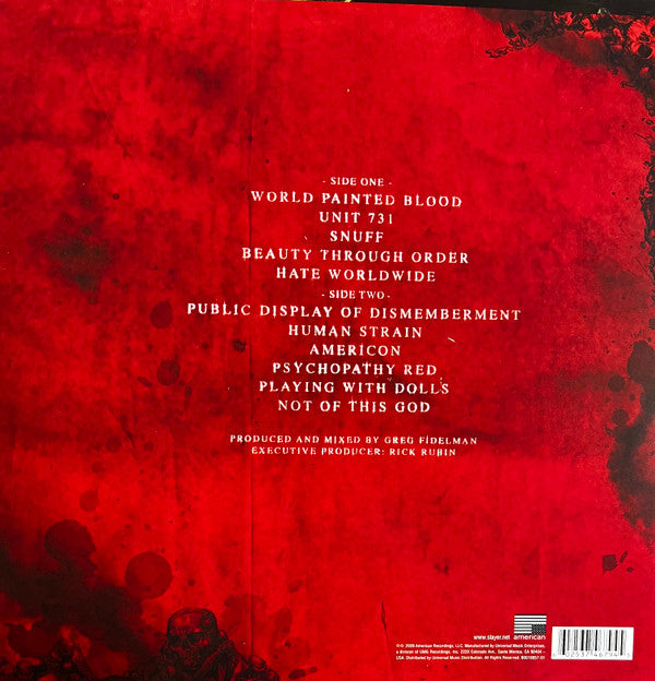 Slayer ~ World Painted Blood (Vinyl) - Djungel & Jazz