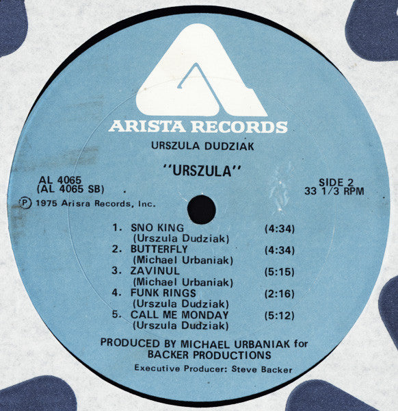 Urszula Dudziak : Urszula (LP, Album)