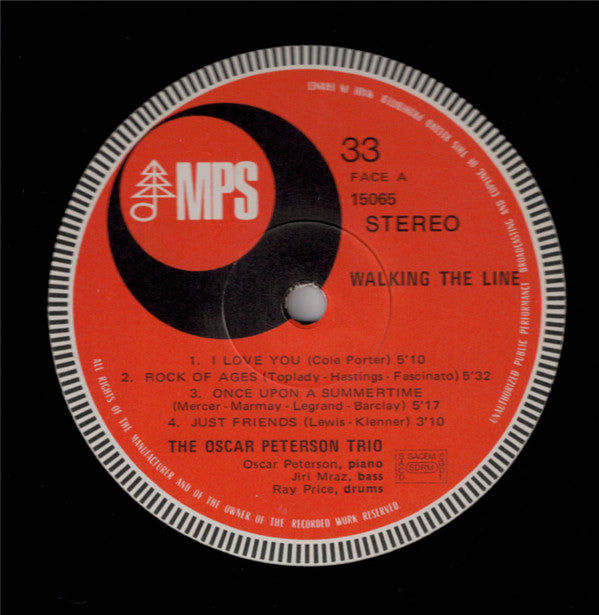 The Oscar Peterson Trio ~ Walking The Line (Vinyl) - Djungel & Jazz