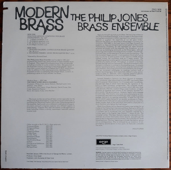 Philip Jones Brass Ensemble ~ Modern Brass (Vinyl) - Djungel & Jazz