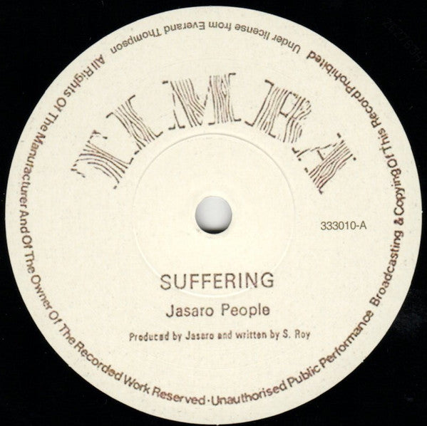 Jasaro People ~ Suffering (Vinyl) - Djungel & Jazz