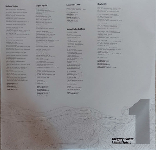 Gregory Porter : Liquid Spirit (2xLP, Album, RE)