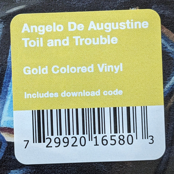 Angelo De Augustine : Toil And Trouble (LP, Album, Gol)