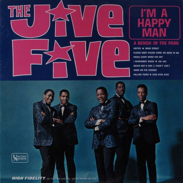 The Jive Five Featuring Eugene Pitt ~ I'm A Happy Man (Vinyl) - Djungel & Jazz