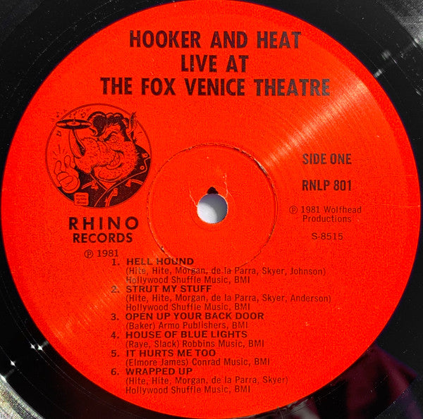 Hooker N’ Heat ~ Canned Heat & John Lee Hooker Recorded Live At The Fox Venice Theatre (Vinyl) - Djungel & Jazz