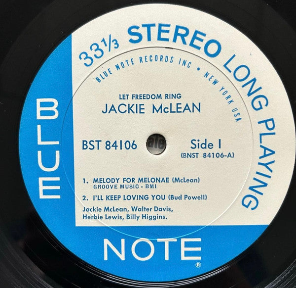 Jackie McLean ~ Let Freedom Ring (Vinyl) - Djungel & Jazz