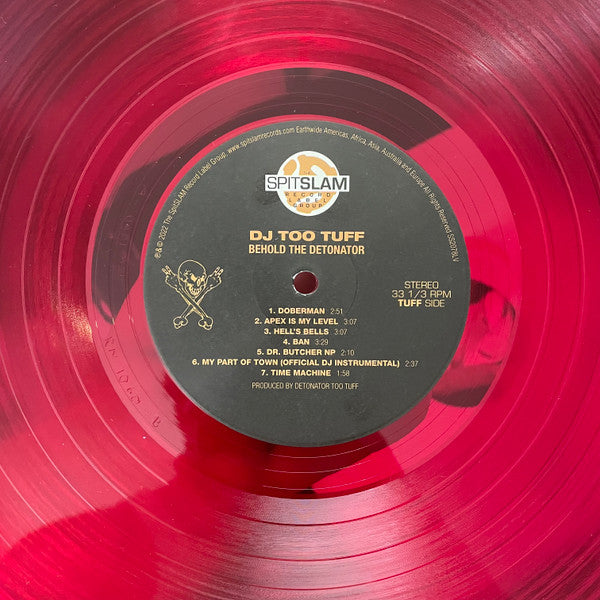 DJ Too Tuff* : Behold The Detonator (LP, Album, Red)